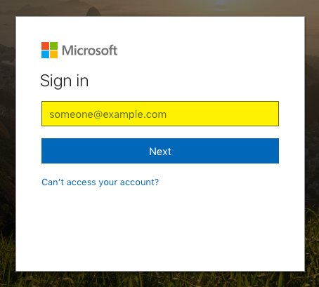 How to change sign in for microsoft account